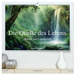 Quelle des Lebens - Wasser und Landschaft (hochwertiger Premium Wandkalender 2025 DIN A2 quer), Kunstdruck in Hochglanz