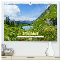 Oberstdorf - Bergparadies in den Alpen (hochwertiger Premium Wandkalender 2025 DIN A2 quer), Kunstdruck in Hochglanz - Calvendo;Kleinfeld, Thorsten