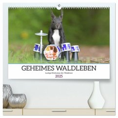 Geheimes Waldleben (hochwertiger Premium Wandkalender 2025 DIN A2 quer), Kunstdruck in Hochglanz - Calvendo;Süss, Sylvia