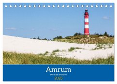 Amrum - Perle der Nordsee (Tischkalender 2025 DIN A5 quer), CALVENDO Monatskalender