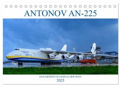 ANTONOV AN-225 &quote;MRIJA&quote; (Tischkalender 2025 DIN A5 quer), CALVENDO Monatskalender