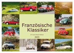 Französische Klassiker - 2CV und D Modell Oldtimer (Wandkalender 2025 DIN A2 quer), CALVENDO Monatskalender - Calvendo;Bölts, Meike