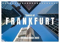 Towers of Frankfurt Fotokalender 2025 (Tischkalender 2025 DIN A5 quer), CALVENDO Monatskalender - Calvendo;shadiego