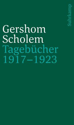 Tagebücher nebst Aufsätzen und Entwürfen bis 1923 - Scholem, Gershom