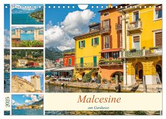 Malcesine am Gardasee (Wandkalender 2025 DIN A4 quer), CALVENDO Monatskalender