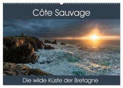 Côte Sauvage - Die wilde Küste der Bretagne (Wandkalender 2025 DIN A2 quer), CALVENDO Monatskalender - Calvendo;Gerber, Thomas