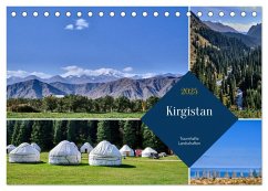 Kirgistan - Traumhafte Landschaften (Tischkalender 2025 DIN A5 quer), CALVENDO Monatskalender