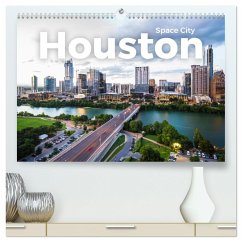 Houston - Space City (hochwertiger Premium Wandkalender 2025 DIN A2 quer), Kunstdruck in Hochglanz - Calvendo;Scott, M.