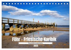 Föhr - Friesische Karibik (Tischkalender 2025 DIN A5 quer), CALVENDO Monatskalender - Calvendo;Kleinfeld, Thorsten