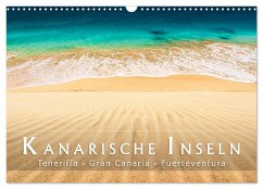 Die Kanarische Inseln Teneriffa, Gran Canaria und Fuerteventura (Wandkalender 2025 DIN A3 quer), CALVENDO Monatskalender