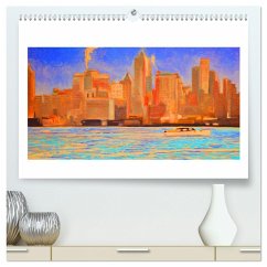 New York - Ansichten (hochwertiger Premium Wandkalender 2025 DIN A2 quer), Kunstdruck in Hochglanz