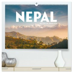 Nepal - Mitten im Himalaya (hochwertiger Premium Wandkalender 2025 DIN A2 quer), Kunstdruck in Hochglanz