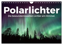 Polarlichter - Die bewundernswerten Lichter am Himmel. (Wandkalender 2025 DIN A4 quer), CALVENDO Monatskalender