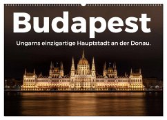 Budapest - Ungarns einzigartige Hauptstadt an der Donau. (Wandkalender 2025 DIN A2 quer), CALVENDO Monatskalender
