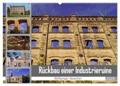 Rückbau einer Industrieruine - Böllberger Speicher (Wandkalender 2025 DIN A2 quer), CALVENDO Monatskalender - Calvendo;Bildergalerie - Babett Paul, Babetts