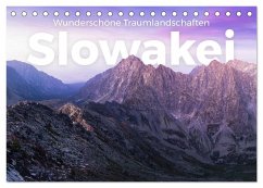 Slowakei - Wunderschöne Traumlandschaften (Tischkalender 2025 DIN A5 quer), CALVENDO Monatskalender