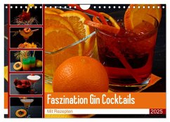 Faszination Gin Cocktails (Wandkalender 2025 DIN A4 quer), CALVENDO Monatskalender - Calvendo;Bildergalerie - Babett Paul, Babetts