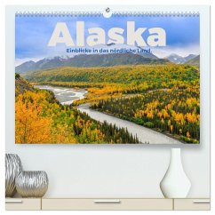 Alaska - Einblicke in das nördliche Land. (hochwertiger Premium Wandkalender 2025 DIN A2 quer), Kunstdruck in Hochglanz