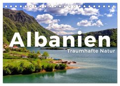 Albanien - Traumhafte Natur (Tischkalender 2025 DIN A5 quer), CALVENDO Monatskalender