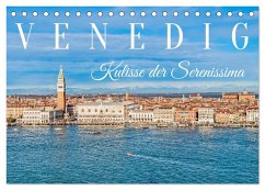 Venedig - Kulisse der Serenissima (Tischkalender 2025 DIN A5 quer), CALVENDO Monatskalender