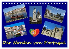 Der Norden von Portugal (Tischkalender 2025 DIN A5 quer), CALVENDO Monatskalender