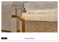 Küstenregionen Deutschland (Tischkalender 2025 DIN A5 quer), CALVENDO Monatskalender