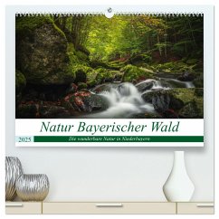 Natur Bayerischer Wald (hochwertiger Premium Wandkalender 2025 DIN A2 quer), Kunstdruck in Hochglanz