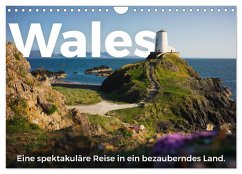 Wales - Eine spektakuläre Reise in ein bezauberndes Land. (Wandkalender 2025 DIN A4 quer), CALVENDO Monatskalender