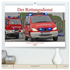 Der Rettungsdienst (hochwertiger Premium Wandkalender 2025 DIN A2 quer), Kunstdruck in Hochglanz