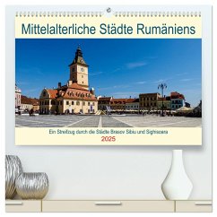 Mittelalterliche Städte Rumäniens (hochwertiger Premium Wandkalender 2025 DIN A2 quer), Kunstdruck in Hochglanz - Calvendo;Brack, Roland