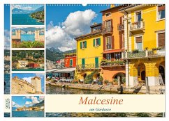 Malcesine am Gardasee (Wandkalender 2025 DIN A2 quer), CALVENDO Monatskalender