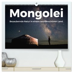 Mongolei - Bezaubernde Natur in einem wunderschönen Land. (hochwertiger Premium Wandkalender 2025 DIN A2 quer), Kunstdruck in Hochglanz