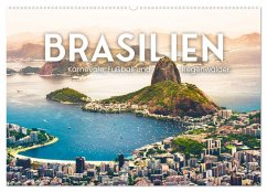 Brasilien - Karnevale, Fußball und Regenwälder. (Wandkalender 2025 DIN A2 quer), CALVENDO Monatskalender