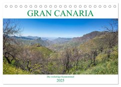 Gran Canaria - Die vielseitige Kanareninsel (Tischkalender 2025 DIN A5 quer), CALVENDO Monatskalender