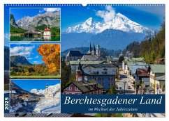 Berchtesgadener Land im Wechsel der Jahreszeiten (Wandkalender 2025 DIN A2 quer), CALVENDO Monatskalender