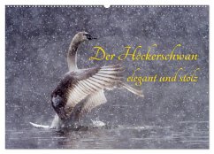 Der Höckerschwan elegant und stolz (Wandkalender 2025 DIN A2 quer), CALVENDO Monatskalender