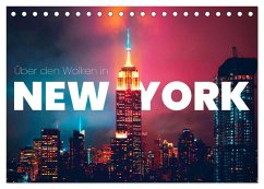 Über den Wolken in New York (Tischkalender 2025 DIN A5 quer), CALVENDO Monatskalender