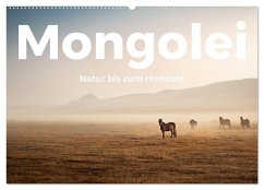 Mongolei - Natur bis zum Horizont (Wandkalender 2025 DIN A2 quer), CALVENDO Monatskalender