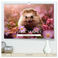 Magic Animals (hochwertiger Premium Wandkalender 2025 DIN A2 quer), Kunstdruck in Hochglanz - Calvendo;Bertschi, Daniela