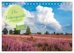 Die Farbenpracht der Lüneburger Heide (Tischkalender 2025 DIN A5 quer), CALVENDO Monatskalender