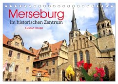 Merseburg - Im historischen Zentrum (Tischkalender 2025 DIN A5 quer), CALVENDO Monatskalender