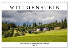 Wittgenstein ¿ Eine Region mit beeindruckend schöner Landschaft (Wandkalender 2025 DIN A4 quer), CALVENDO Monatskalender