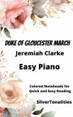 Duke of Gloucester March Piano Sheet Music with Colored Notation (fixed-layout eBook, ePUB)