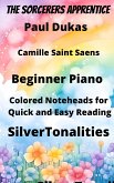 Sorcerer&quote;s Apprentice Beginner Piano Sheet Music with Colored Notation (fixed-layout eBook, ePUB)