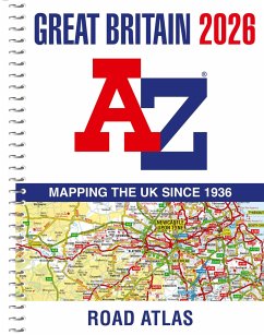 Great Britain A-Z Road Atlas 2026 (A4 Spiral) - A-Z Maps