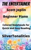 The Entertainer Beginner Piano Sheet Music with Colored Notation (fixed-layout eBook, ePUB)
