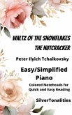 Waltz of the Snowflakes Nutcracker Easiest Piano Sheet Music with Colored Notation (fixed-layout eBook, ePUB)