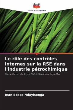 Le rôle des contrôles internes sur la RSE dans l'industrie pétrochimique - Ndayisenga, Jean Bosco