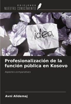 Cover Profesionalización de la función pública en Kosovo