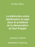 La distinction entre falsification et rejet dans le problème de la démarcation de Karl Popper (eBook, ePUB)